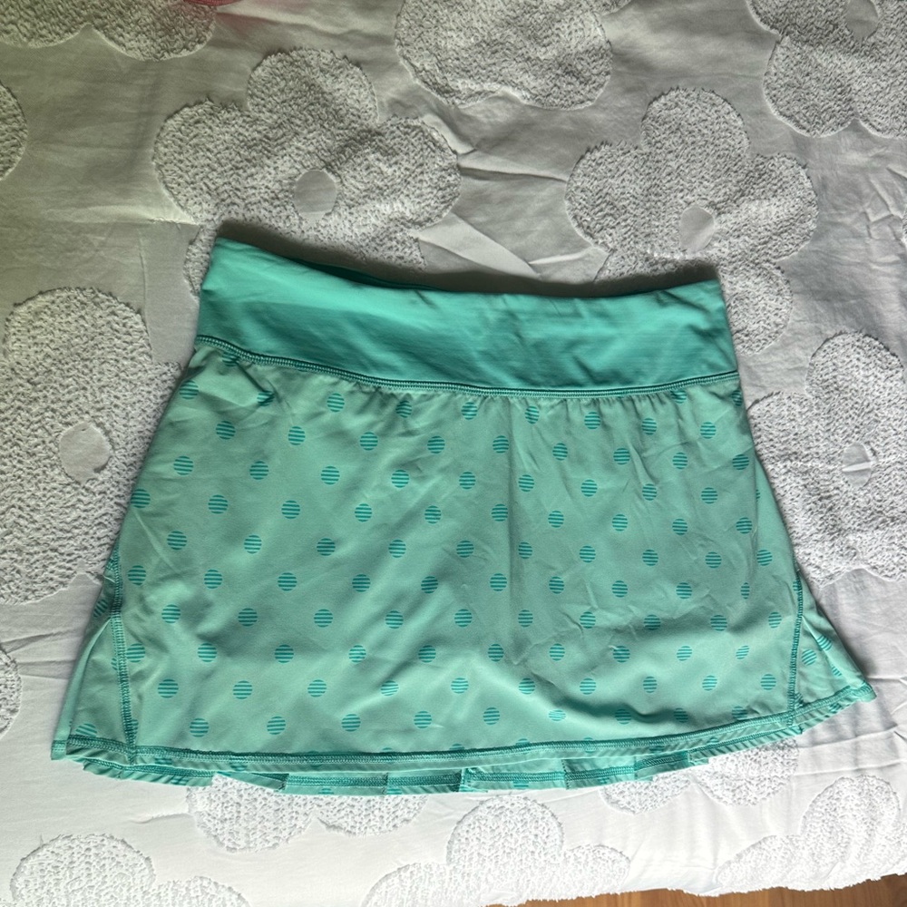 lululemon athletica Aqua Patterned Skort